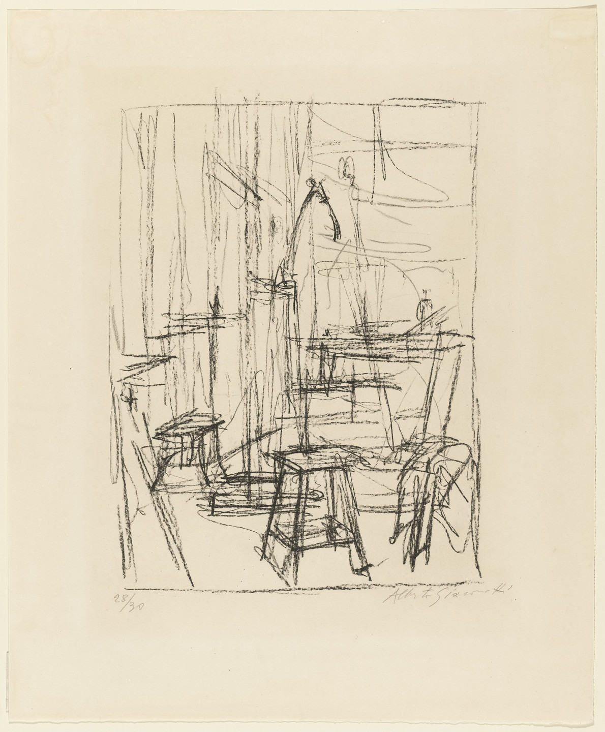 Alberto Giacometti. Head of a Horse II. 1954