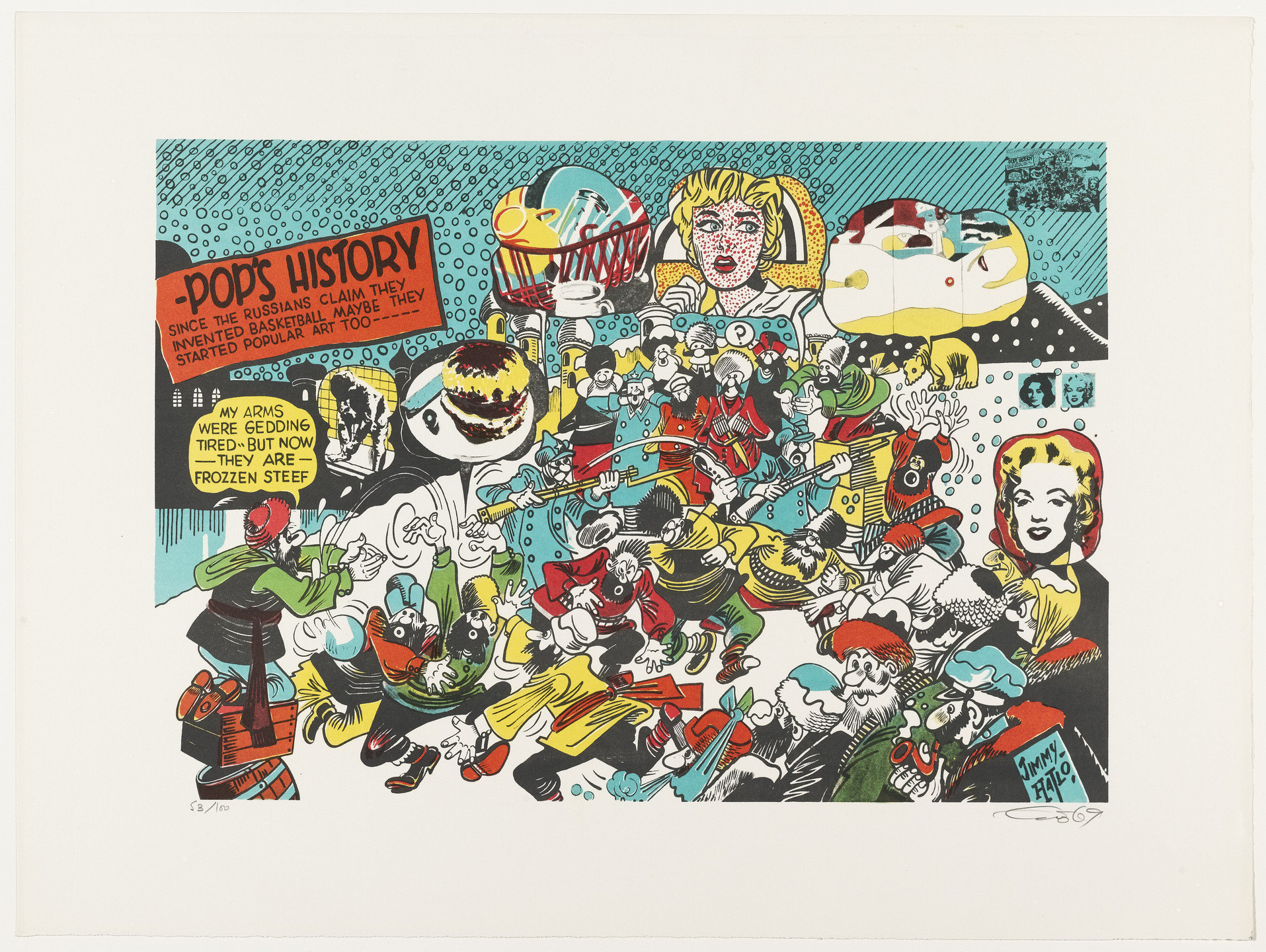 驚きの価格が実現！ Erró (Gudmundur Gudmundsson). Pop's History. 1969 | MoMA アート・デザイン・音楽