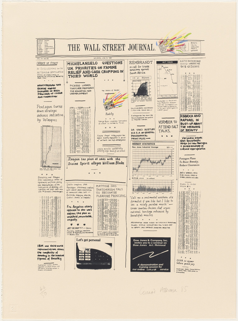 Wall Street Journal, Conrad Atkinson, 1985