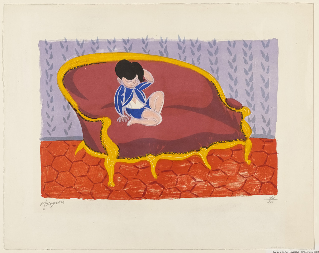 Boy on a Sofa
