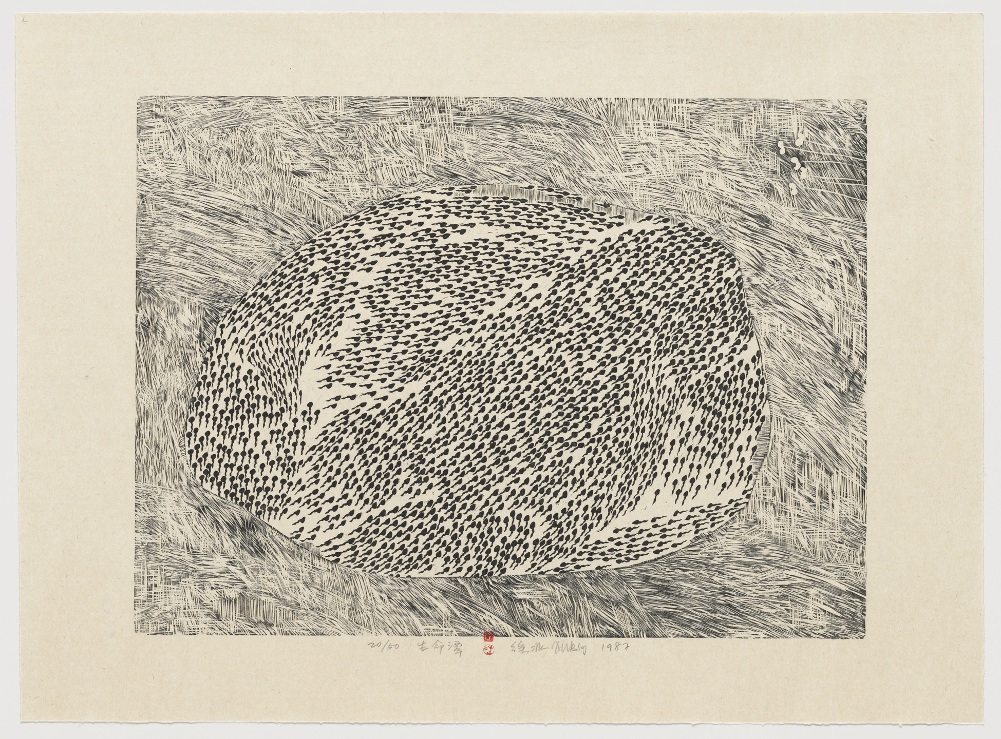 Xu Bing. Life Pond from Series of Repetitions. 1987