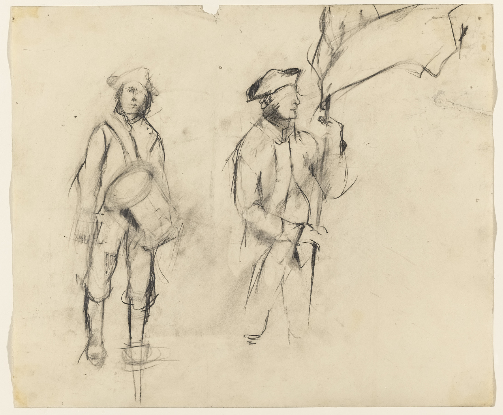 Larry Rivers. Study for George Washington Crossing the Delaware. (1953)