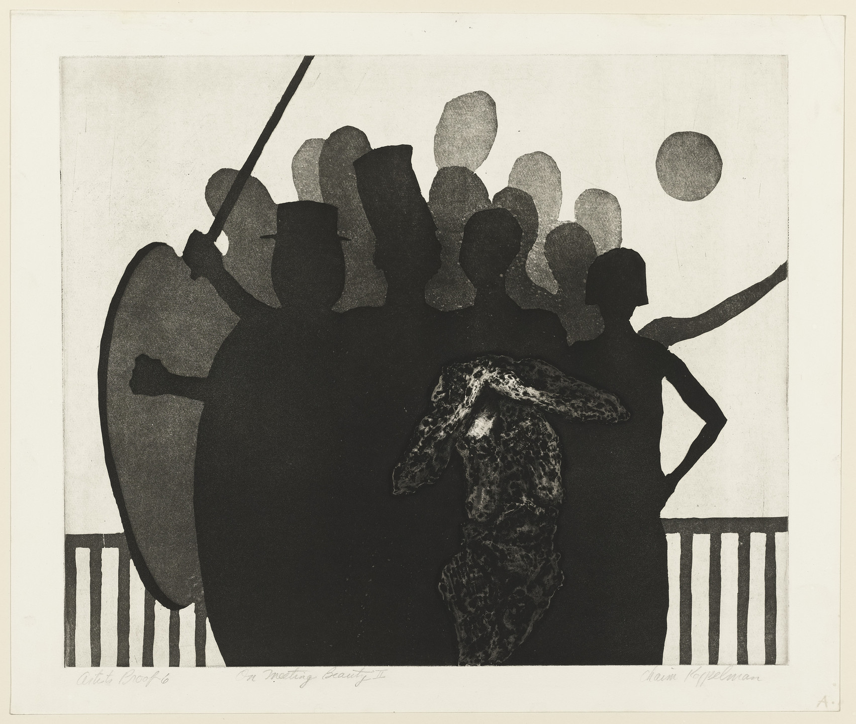 Chaim Koppelman. On Meeting Beauty II. 1958