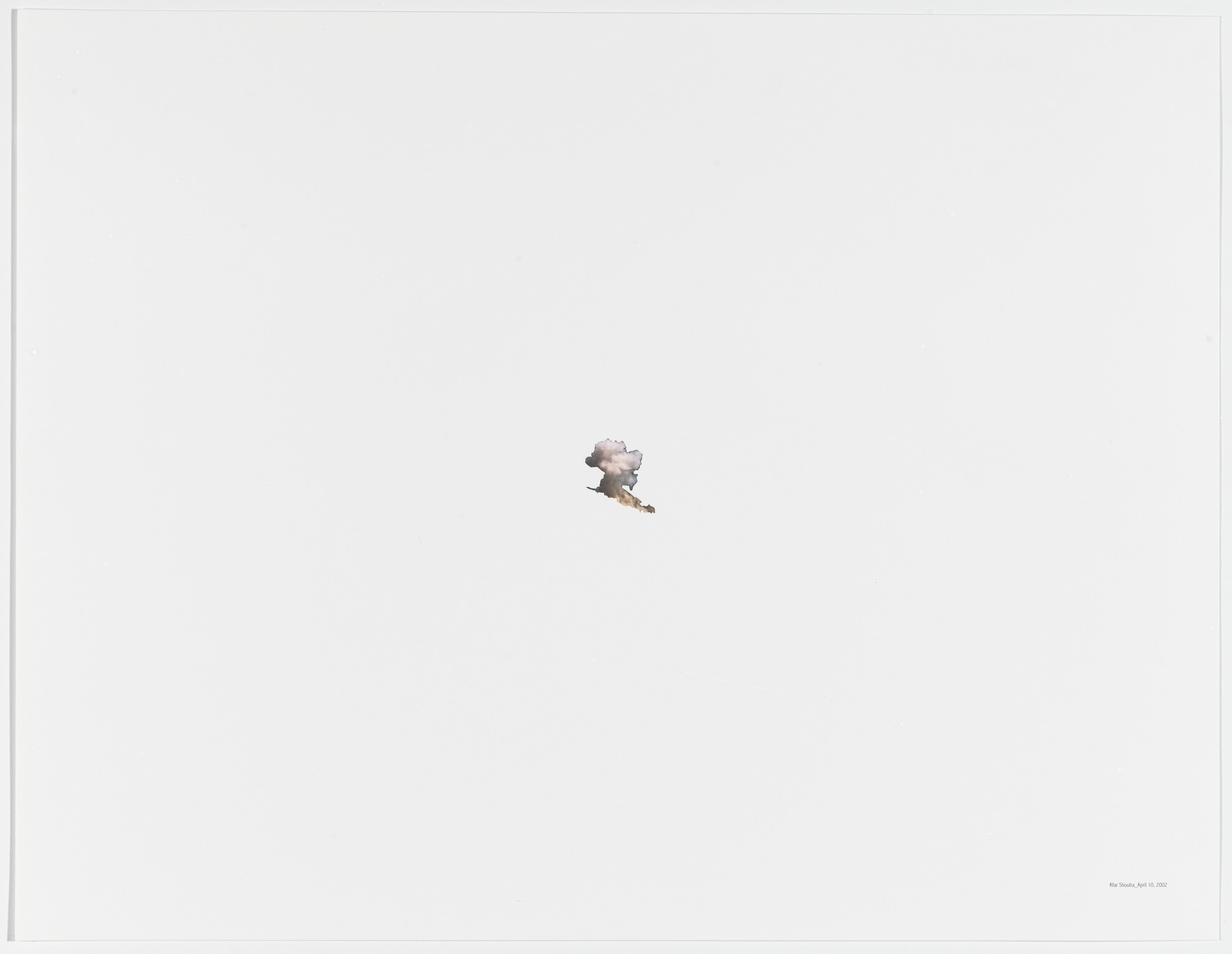 Walid Raad. Oh God, he said, talking to a tree_Kfar Shouba: April 10, 2002