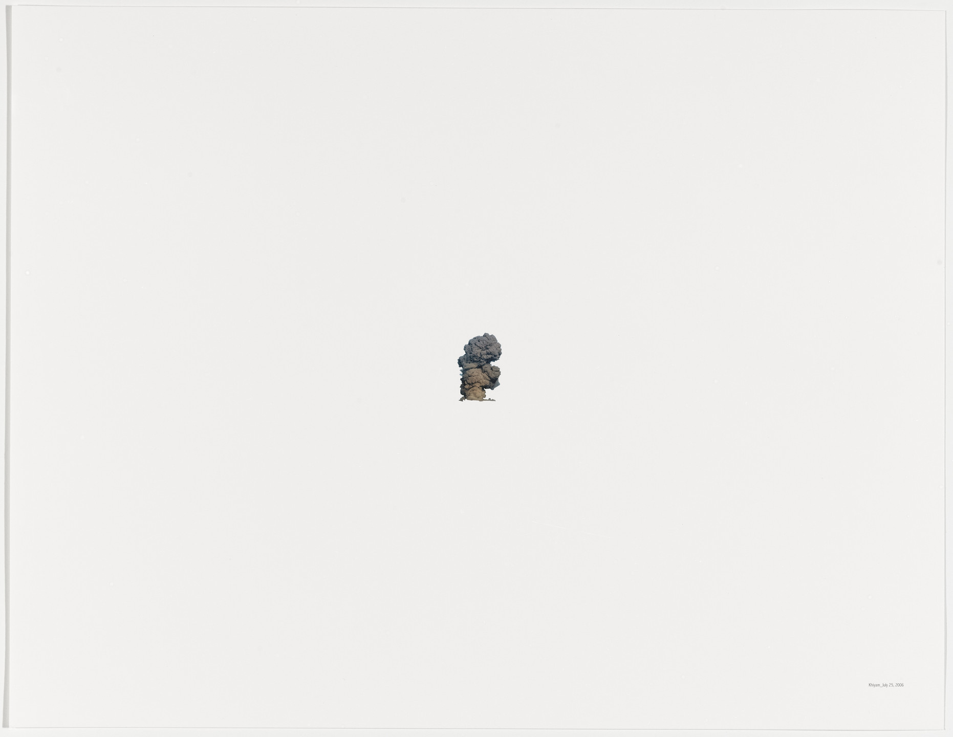 Walid Raad. Oh God, he said, talking to a tree_Khiyam: July 25, 2006. 2004/2008