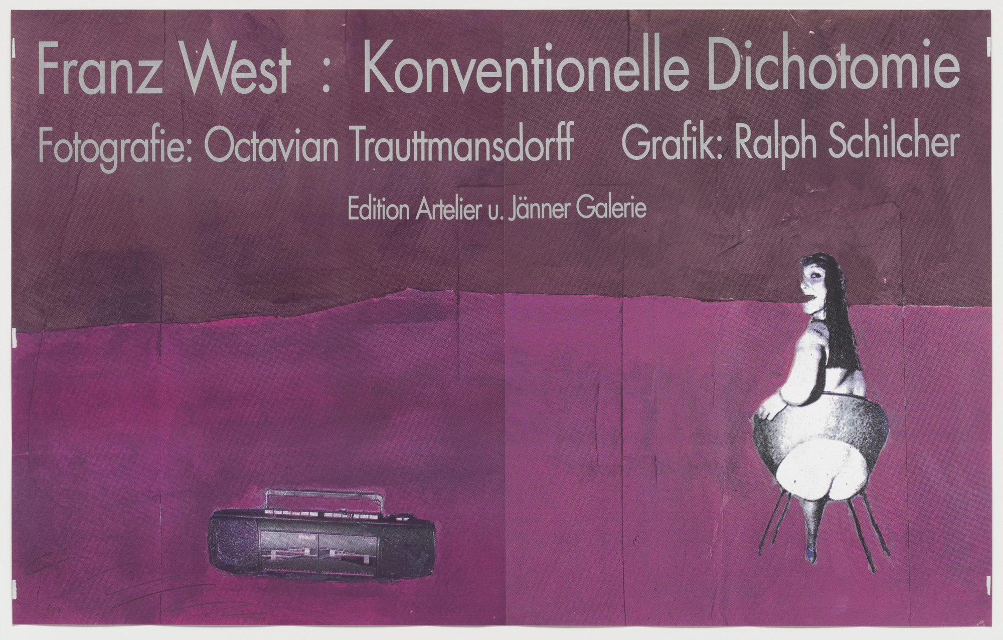 Franz West. Untitled from Conventional Dichotomy. 1990