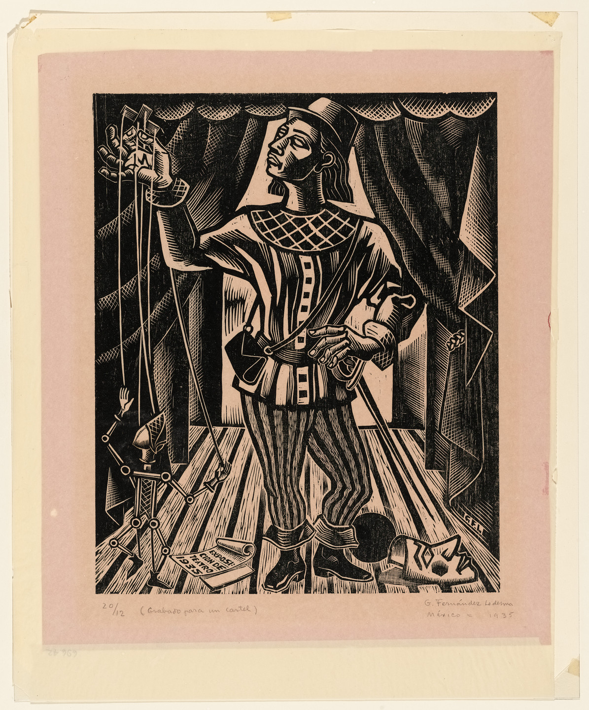 Gabriel Fernández Ledesma. Puppet Master (Titiritero). 1935