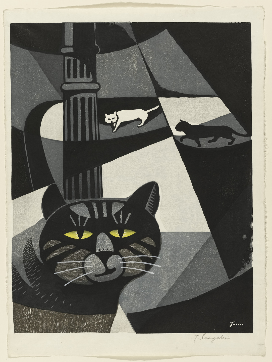 Inagaki Tomoo. Cats in Love. 1957