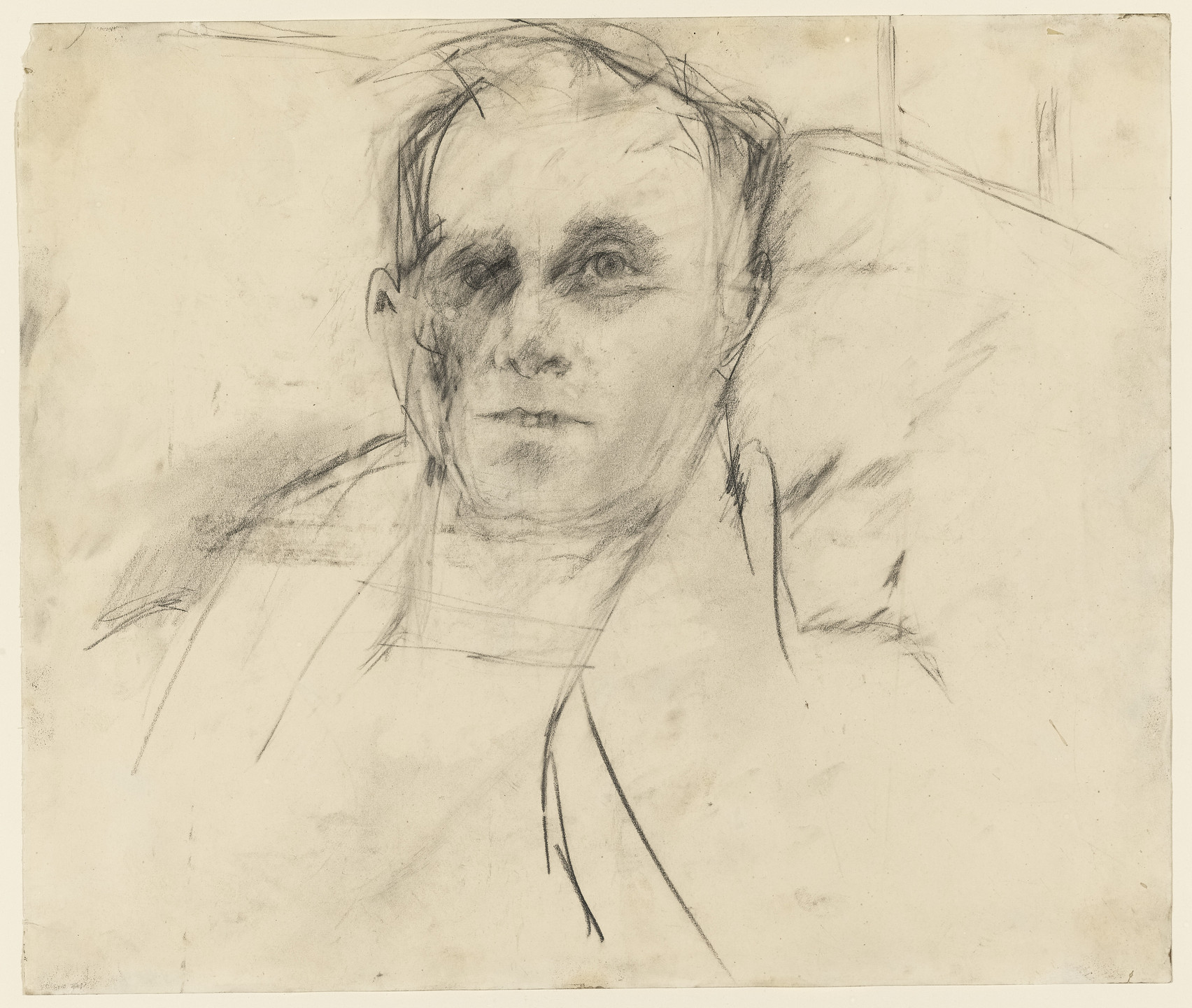 Larry Rivers. Portrait of Edwin Denby. (1953)