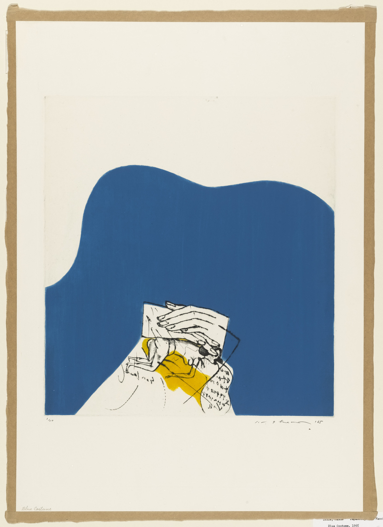 Ikeda Masuo (池田満寿夫). Blue Costume