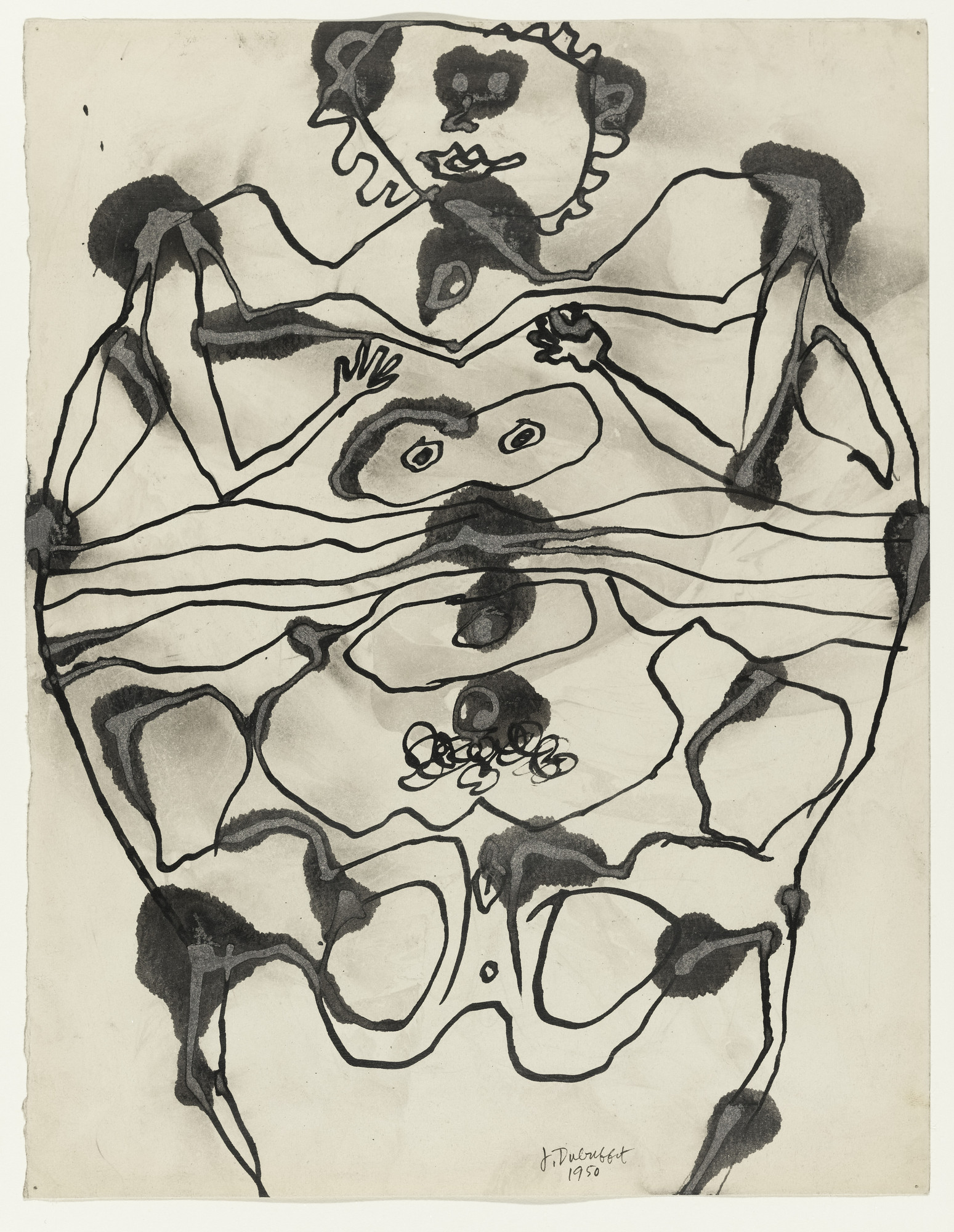 Jean Dubuffet. Body of a Lady (Corps de dame). 1950 | MoMA