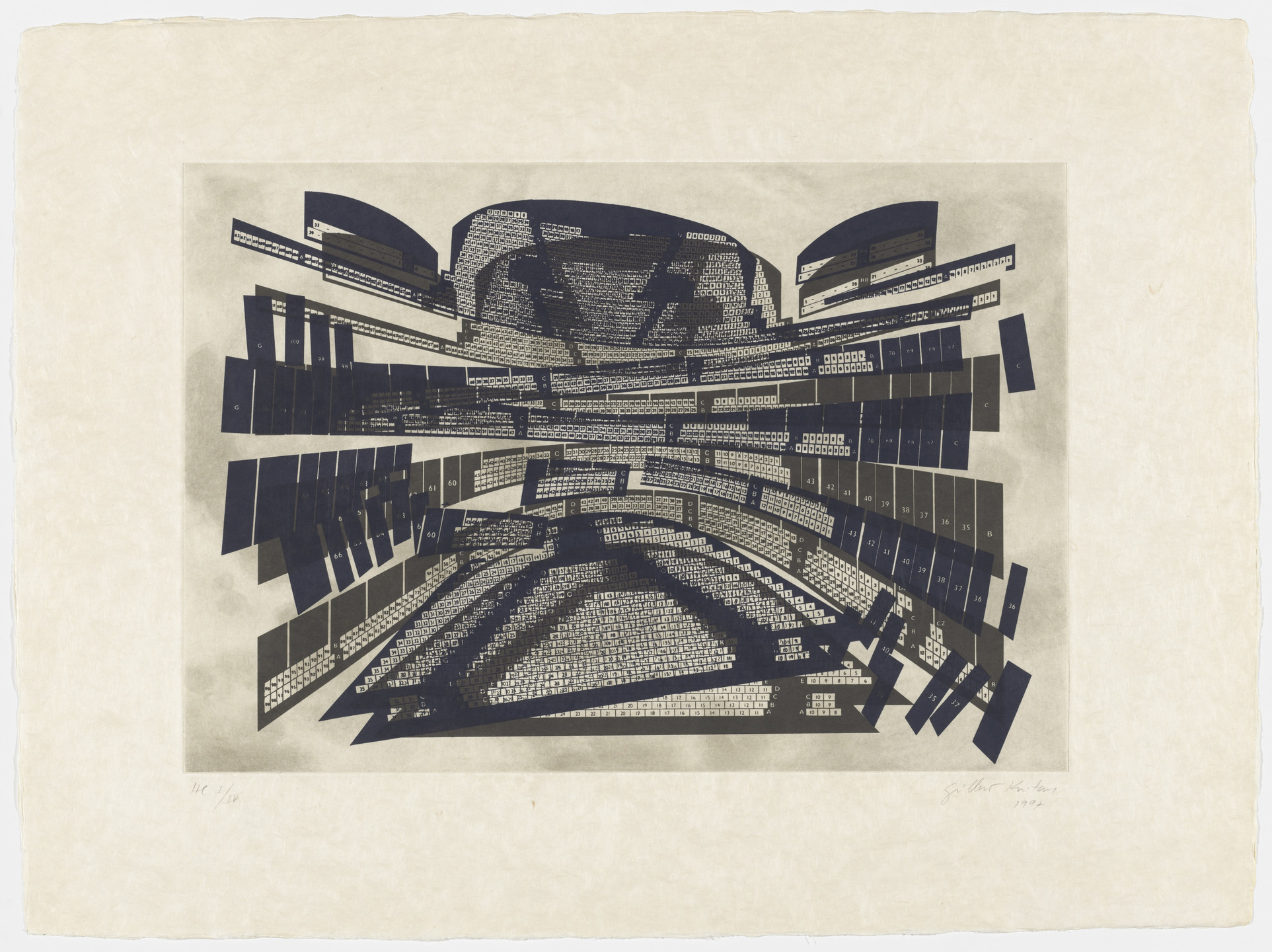 Guillermo Kuitca. Double Theater(Doble Teatro). 1997