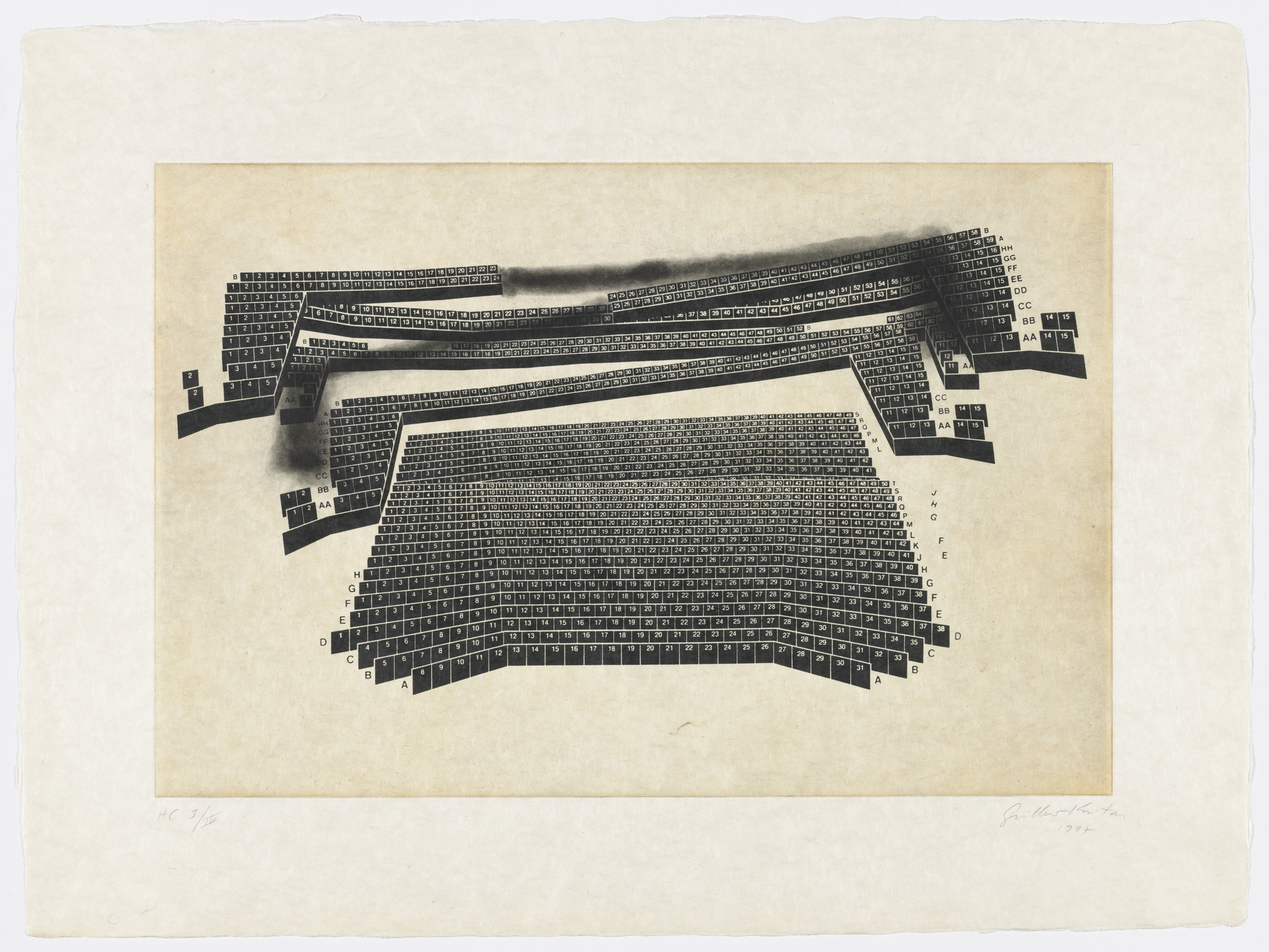 Guillermo Kuitca. Untitled 1 (Sin título-1). 1997