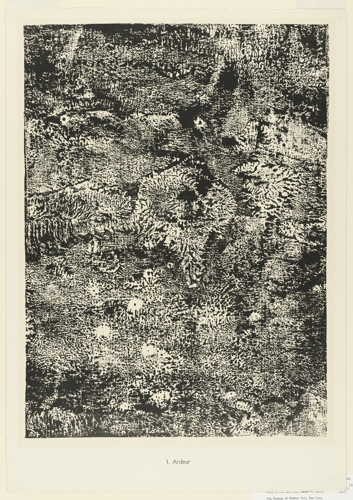 Ardor (Ardeur) from Elements, Moments (Eléments, Moments) from Phenomena (Les Phénomènes)