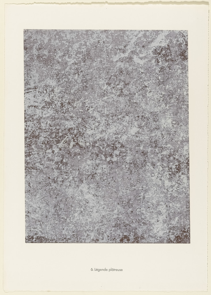 Chalky Legend (Légende plâtreuse) from the portfolio Clean Slates (Tables rases) from Phenomena (Les Phénomènes)