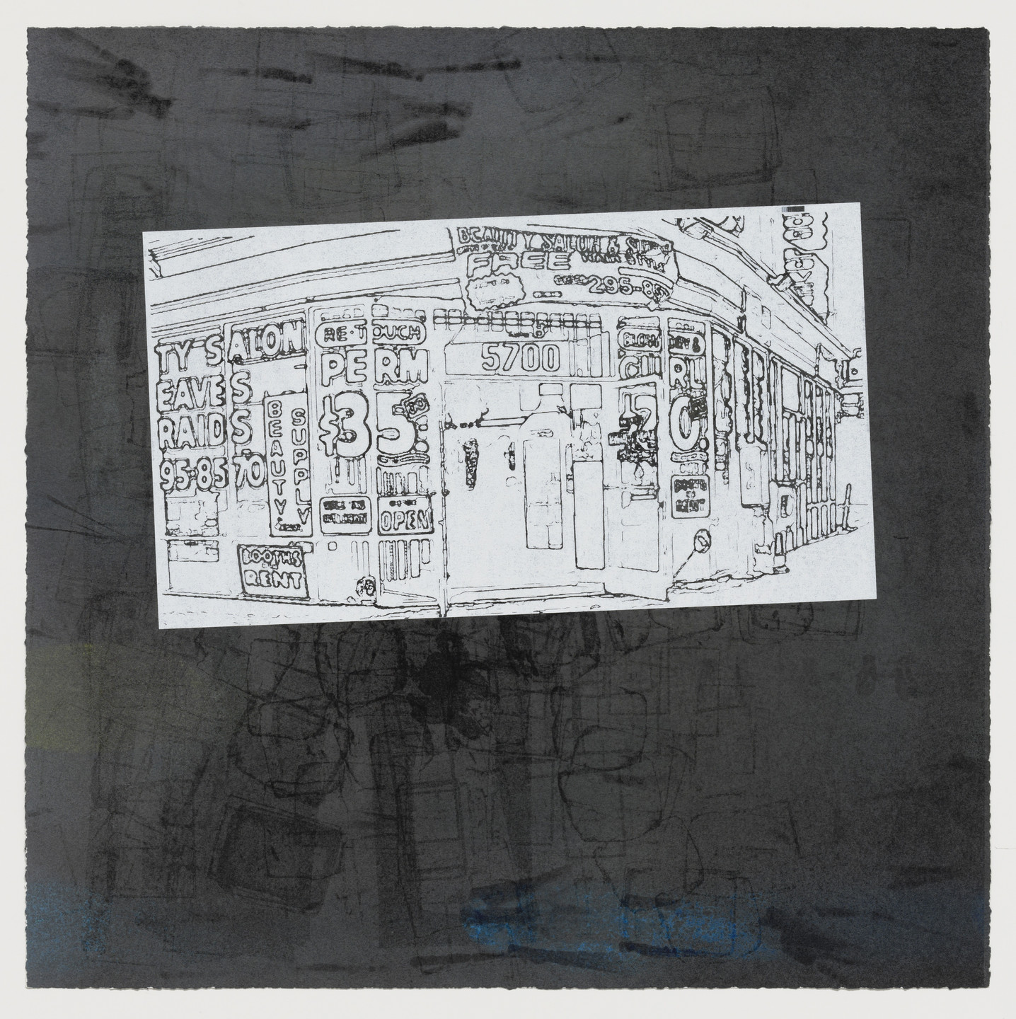 Mark Bradford. Untitled #9. 2004
