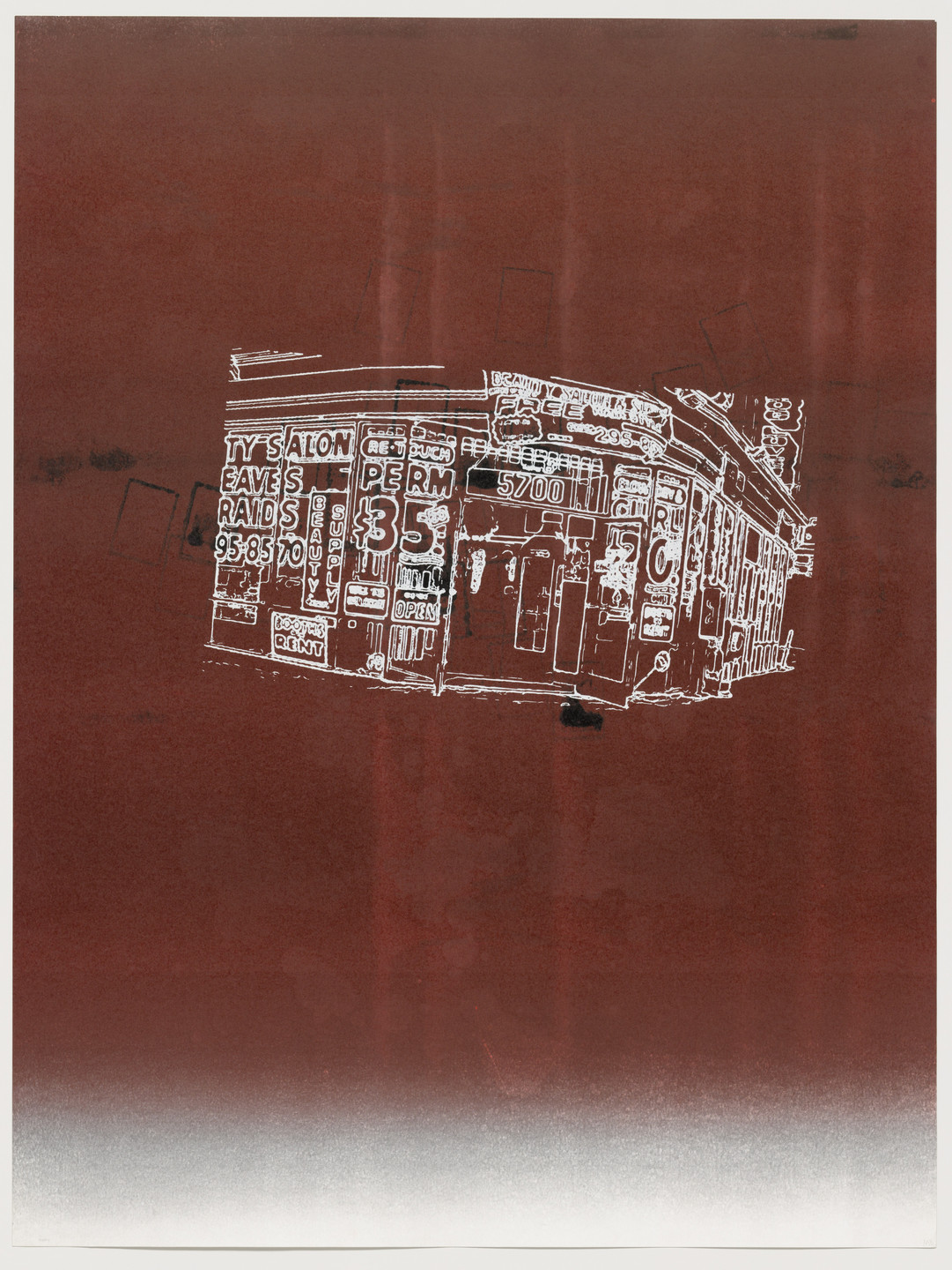 Mark Bradford. Untitled #36. 2004