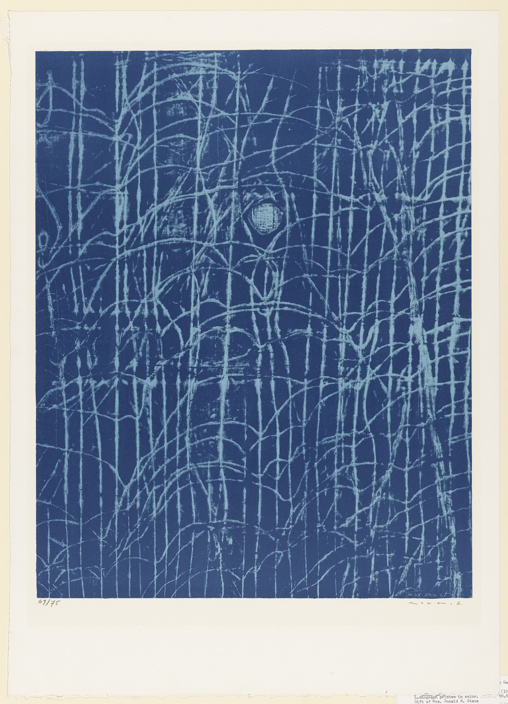 Max Ernst. Forest at Dawn (La Forêt, à l'aube). 1958