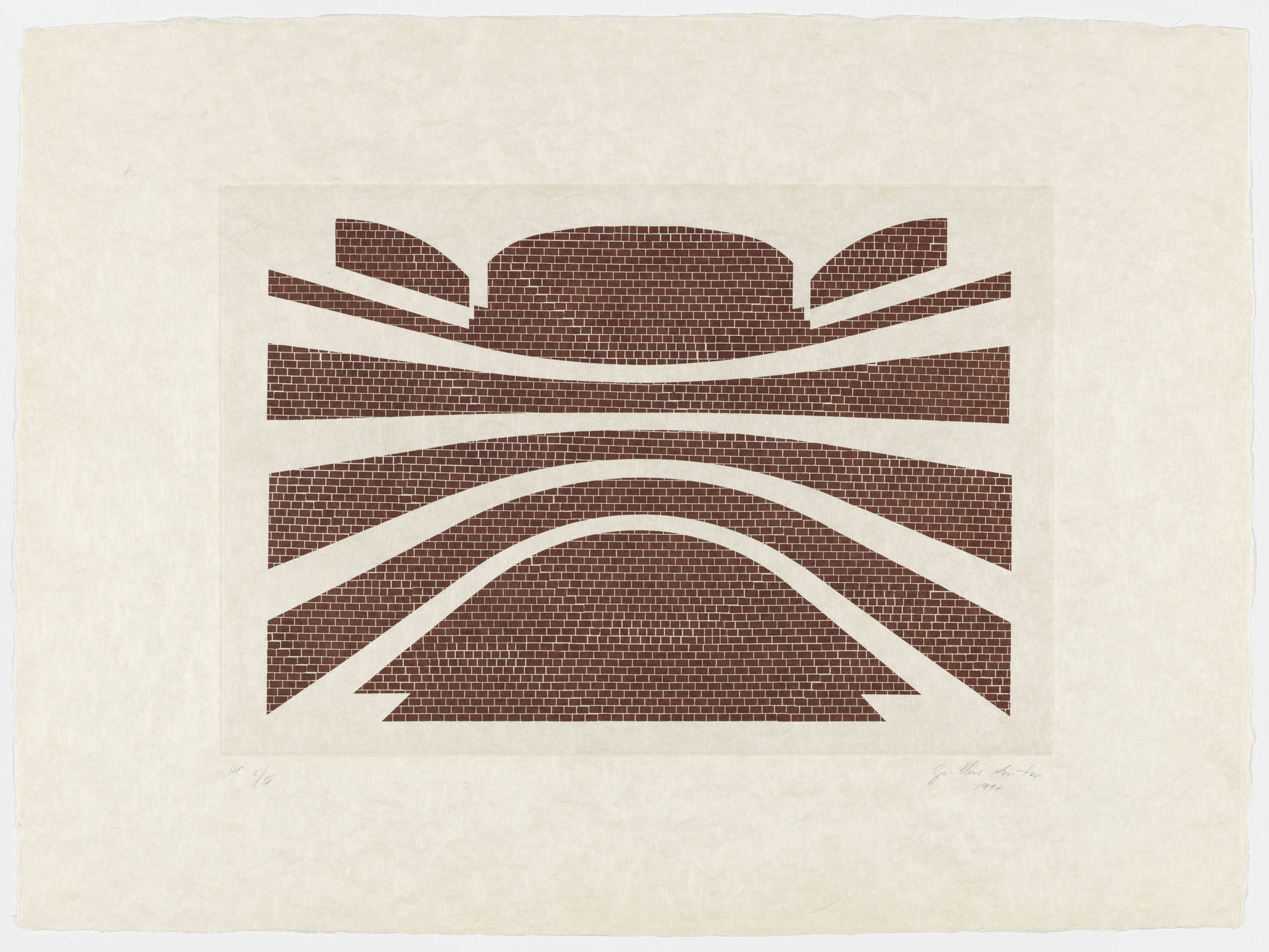 Guillermo Kuitca. Fourth Wall (Cuarta Pared). 1997