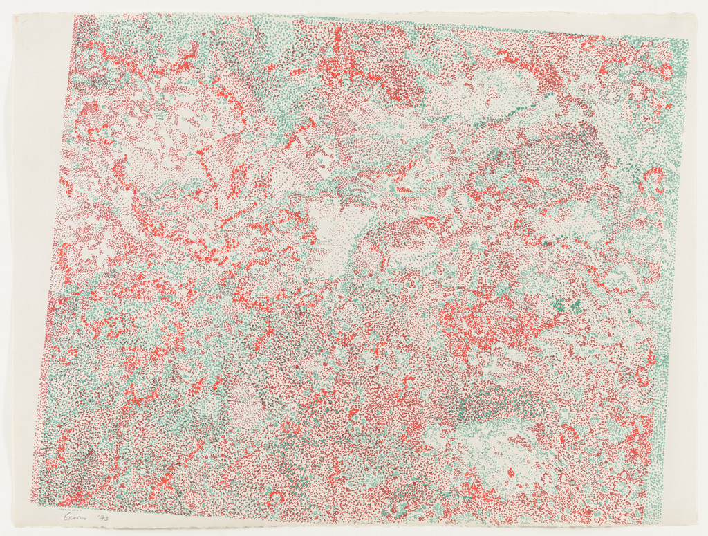 Anaglyphic View, Moon Rocks, Stereoscopic Image of Lunar Surface