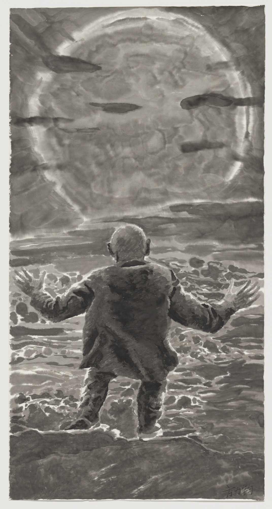 Fang Lijun. Ink-and-Wash Painting No. 3. (2004) | MoMA