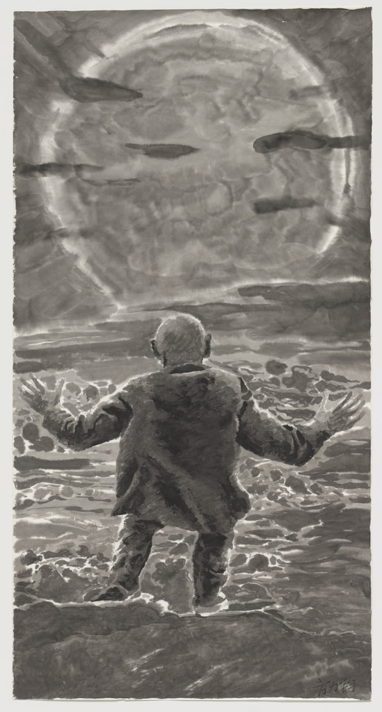 Ink-and-Wash Painting No. 3 by Fang Lijun