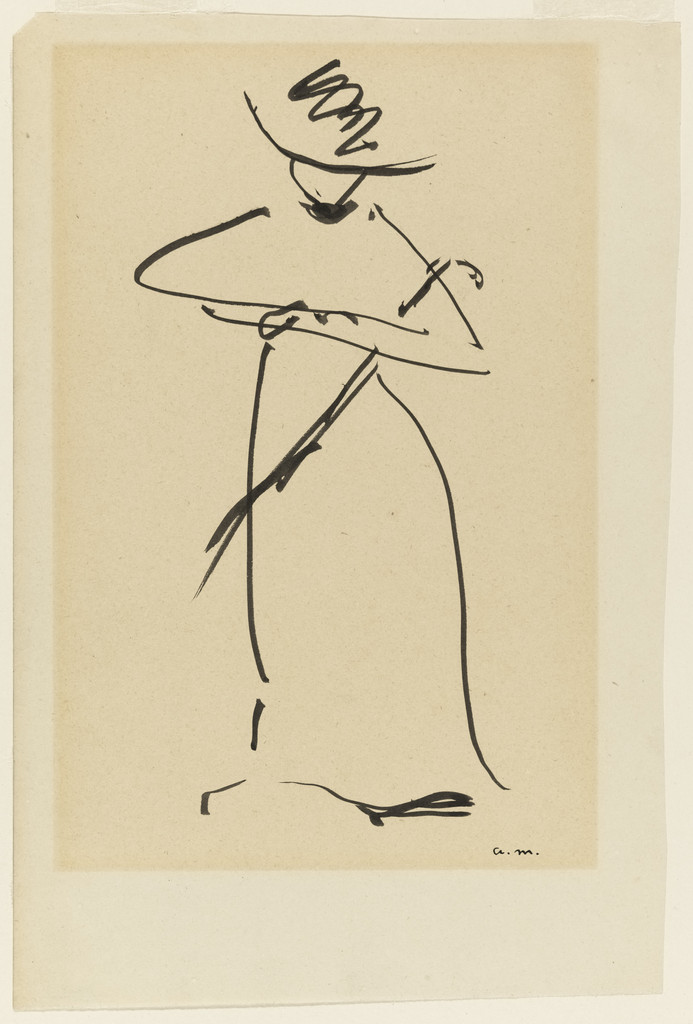 Woman with Umbrella