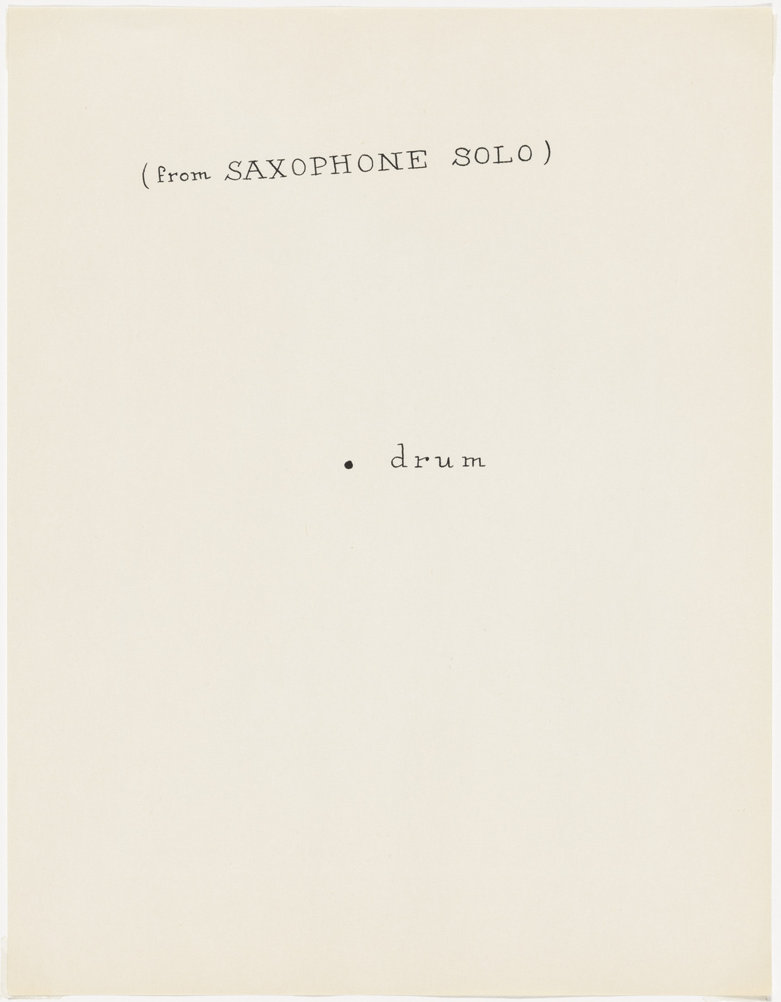 George Brecht. Eight Piano Transcriptions for David Tudor. 1963