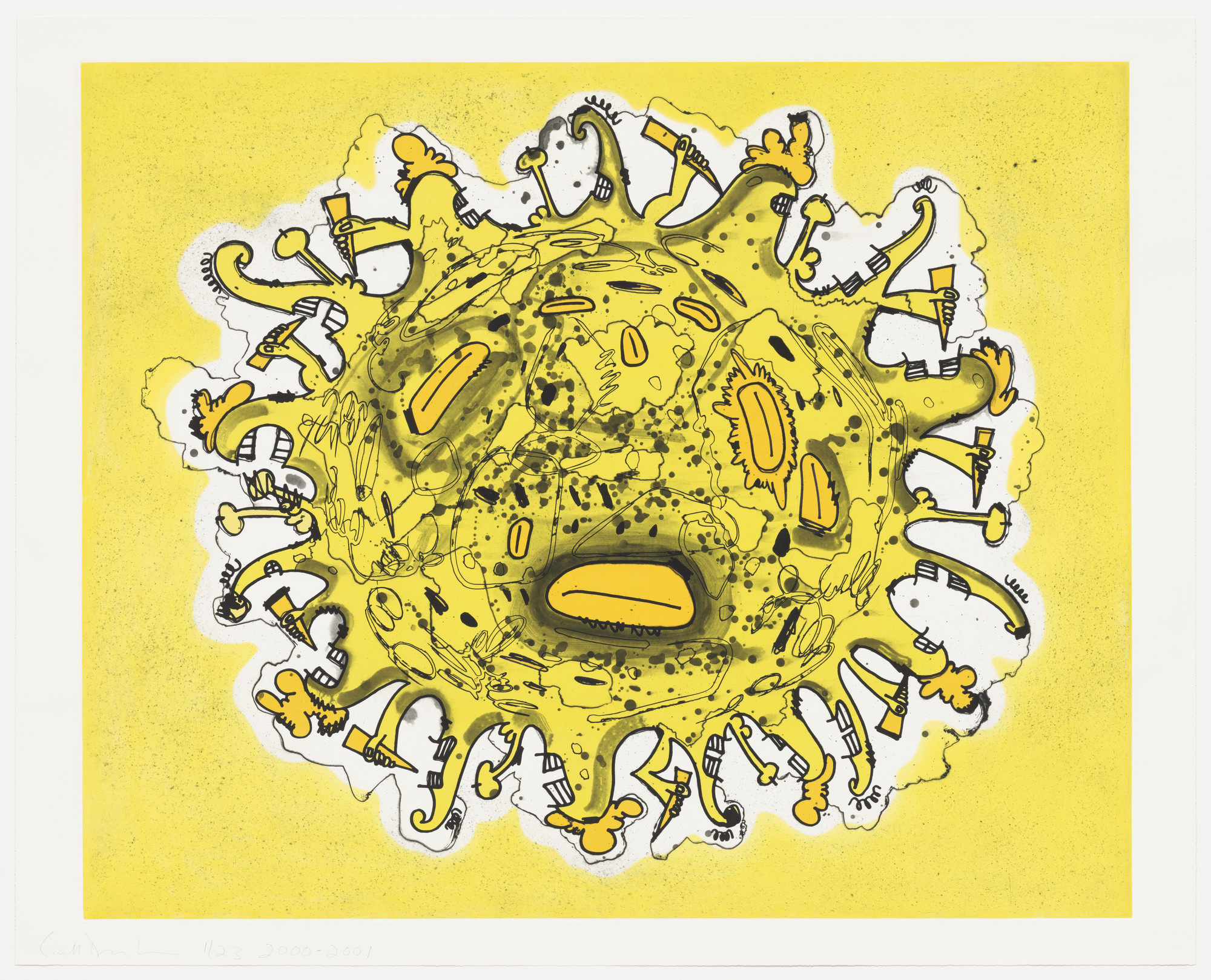Carroll Dunham. The Sun