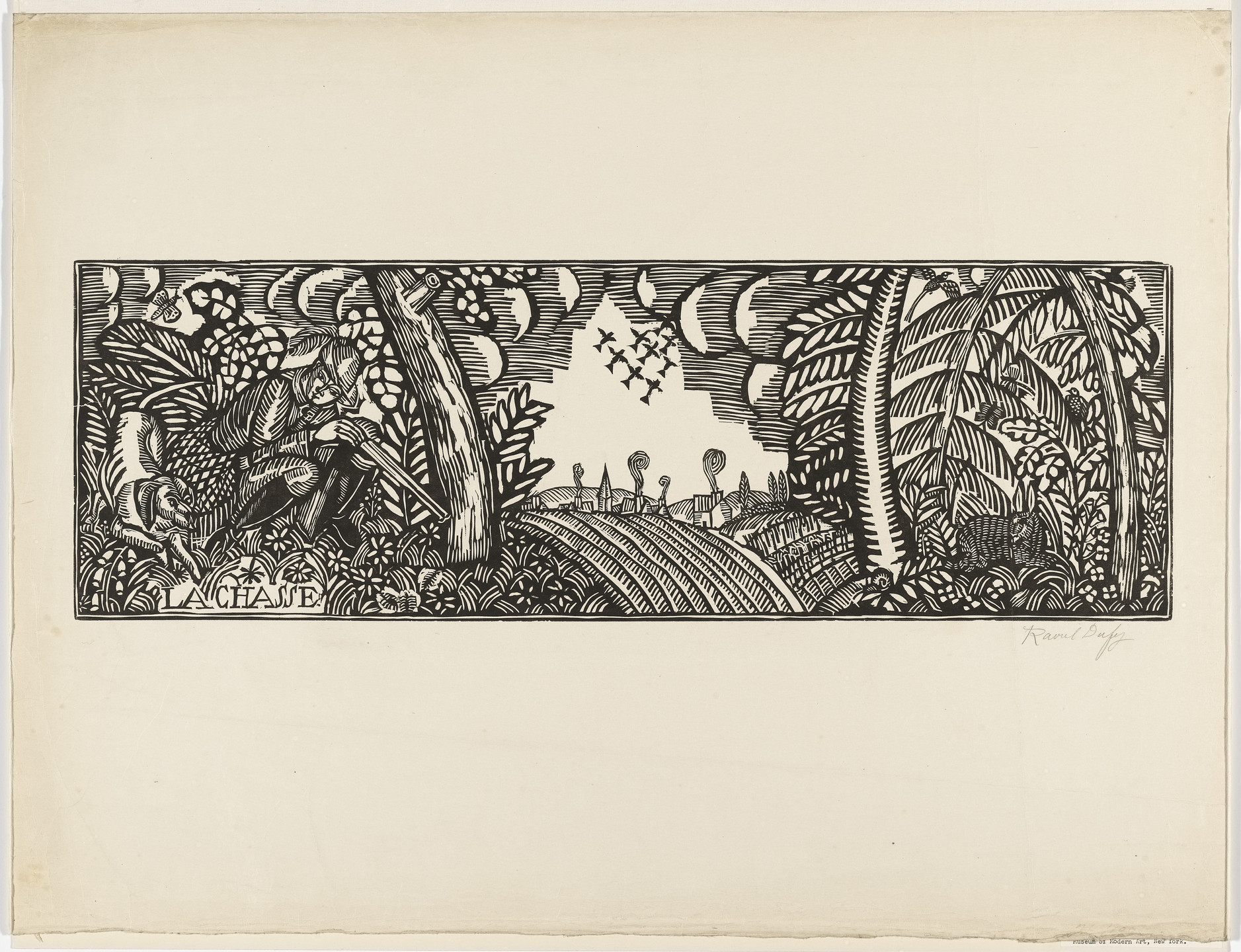 Raoul Dufy. Hunting. (1912)