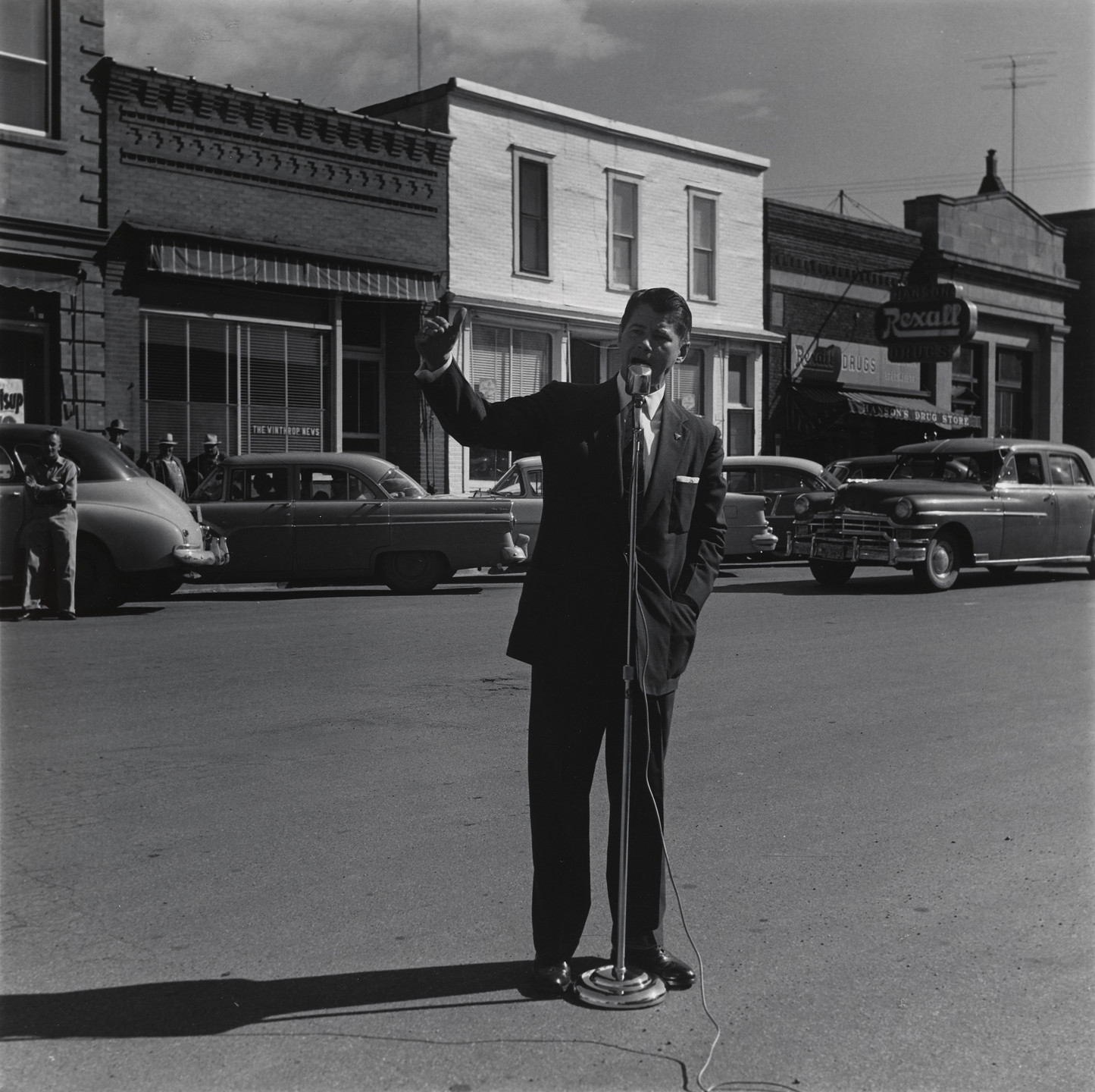 Jerome Liebling. Orville Freeman Campaigning, Winthrop, Minnesota. 1956
