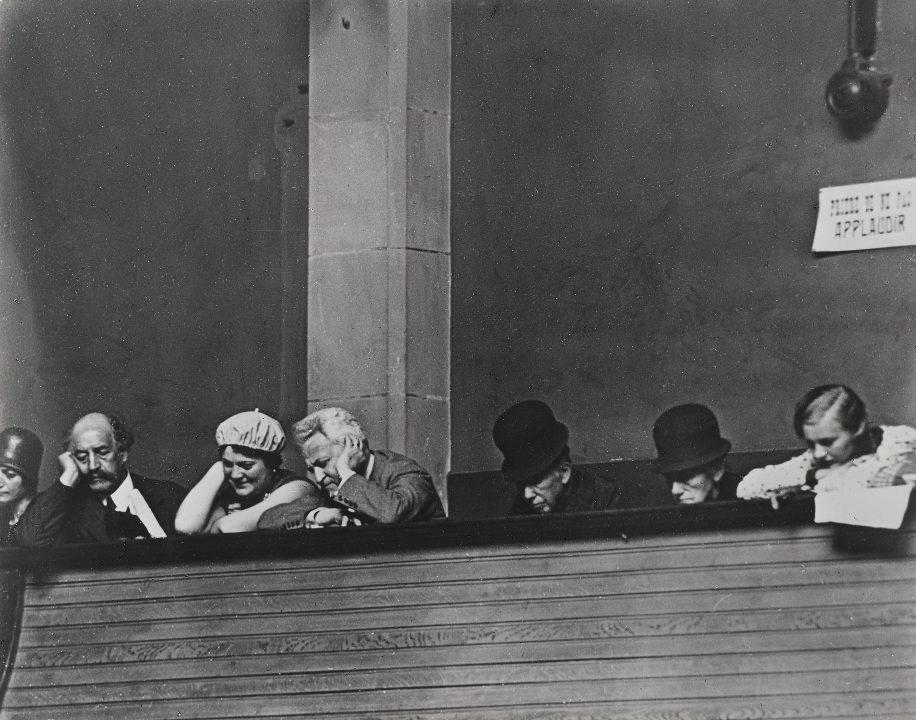 Erich Salomon. The Observation Gallery in the League of Nations. 1928
