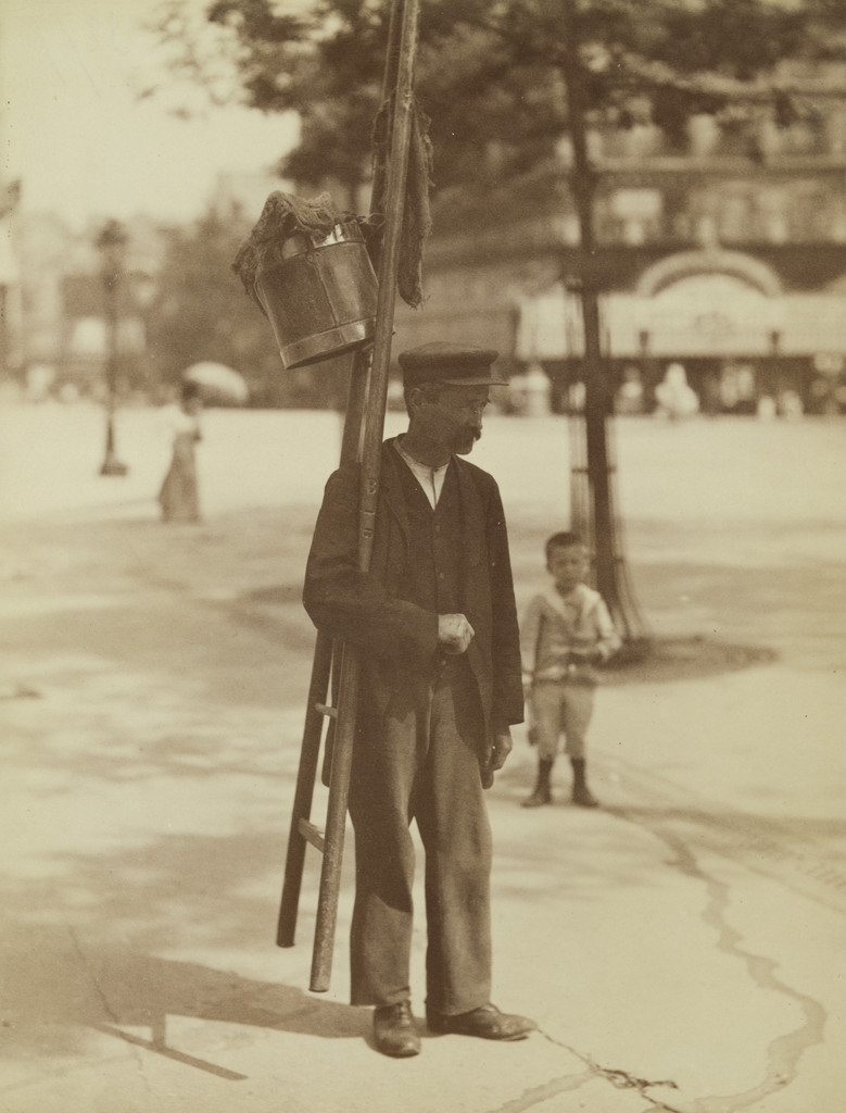 Untitled [window washer]