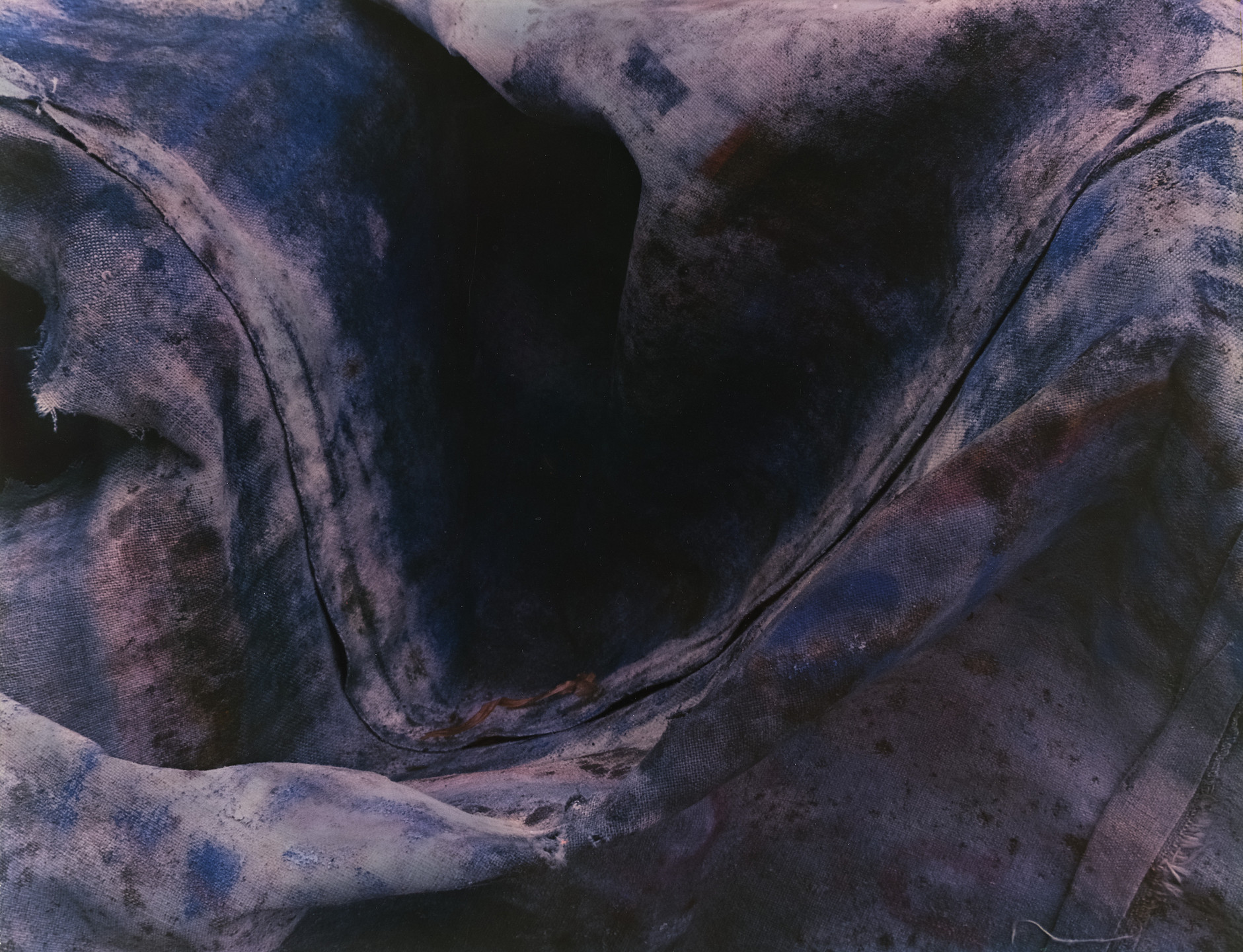 Syl Labrot. Burlap: Close-up study #9. 1956
