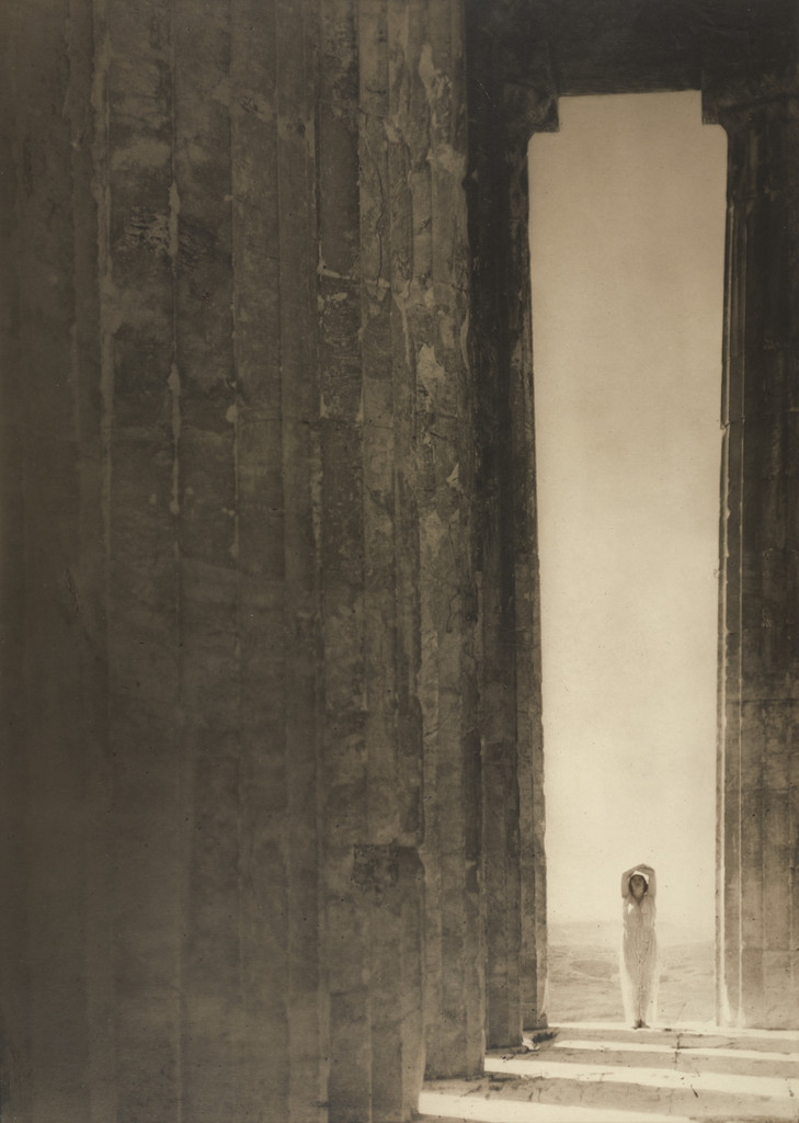 Isadora Duncan at the Portal of the Parthenon