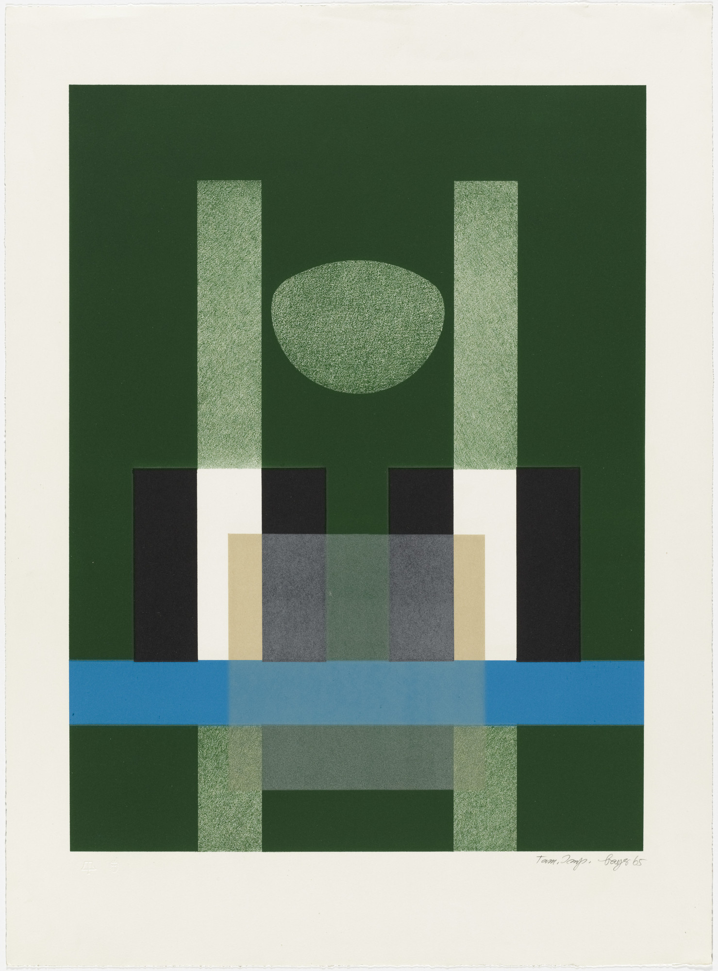 Herbert Bayer. Structure with Three Squares