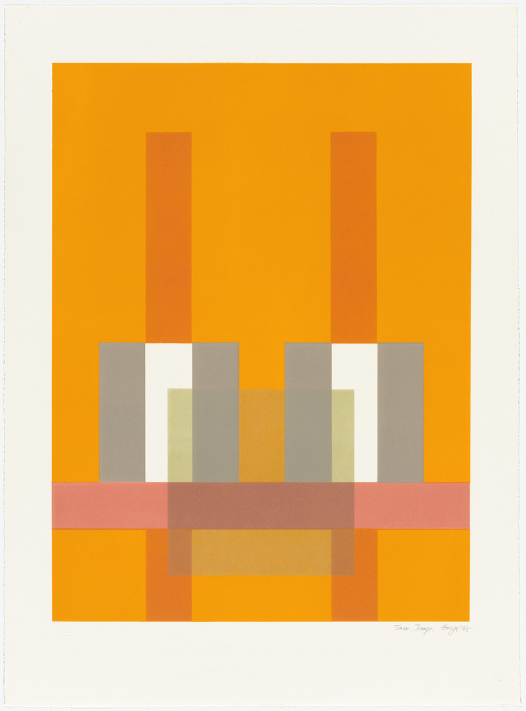 Structure in Yellow, Herbert Bayer, 1965