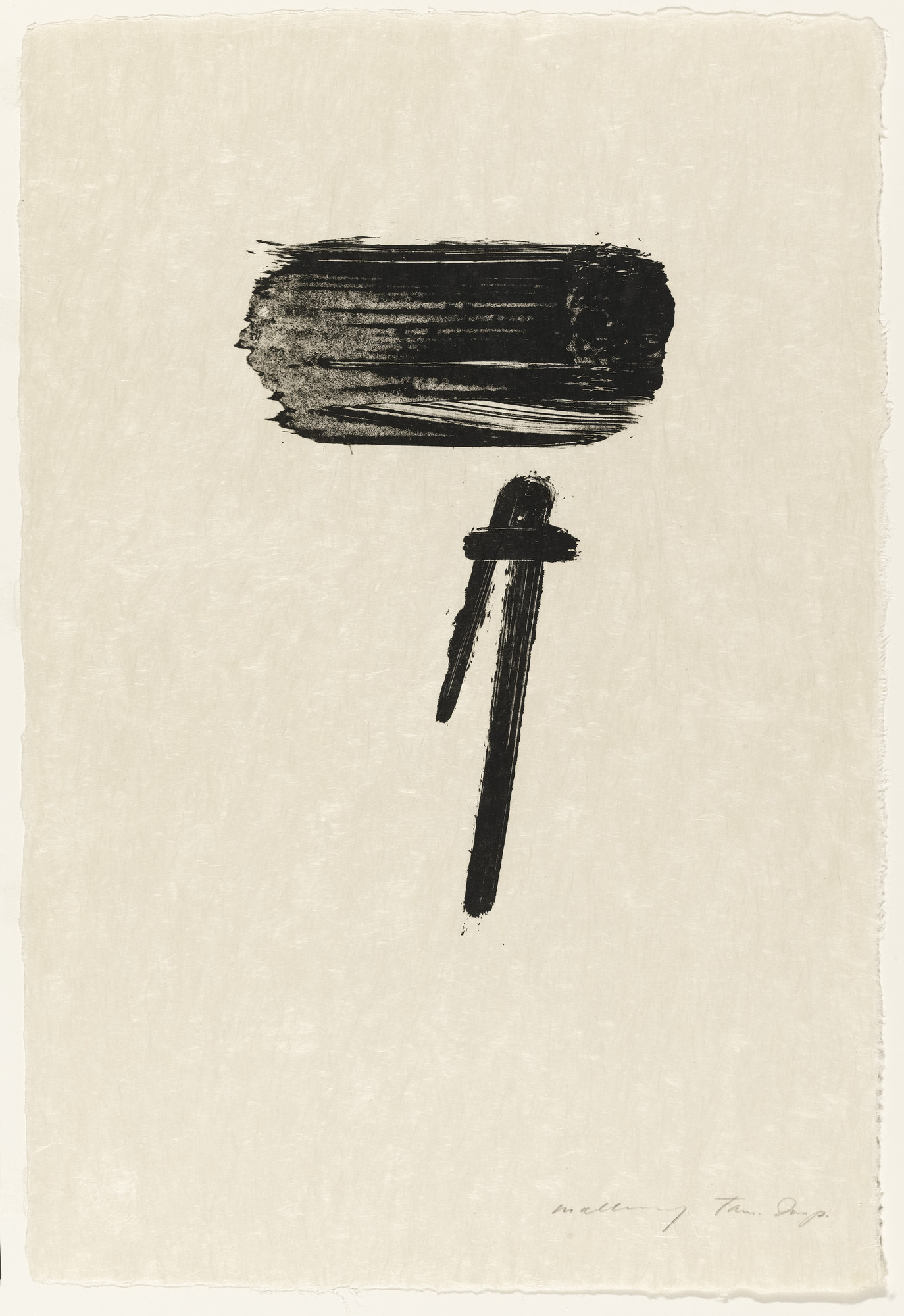 Robert Mallary. Calligraphic Drawing