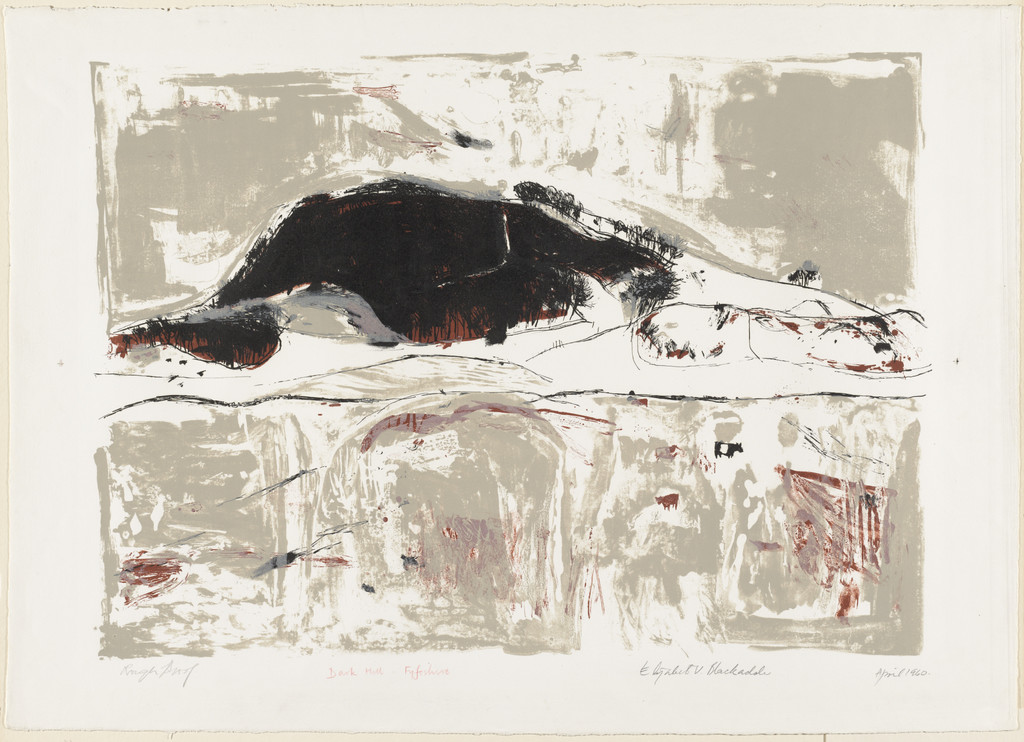 Dark Hill, Fifeshire, Elizabeth Blackadder, 1960