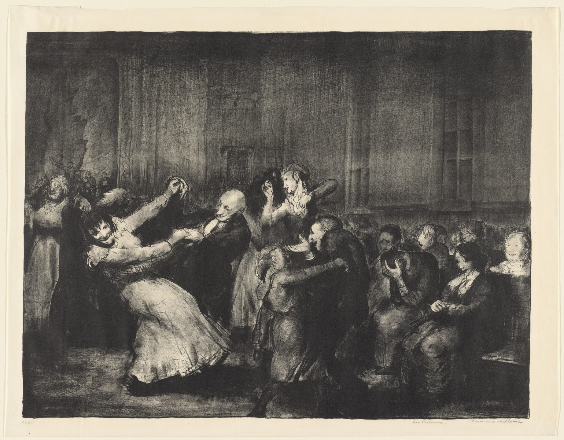 George Bellows. Dance in a Madhouse. 1917