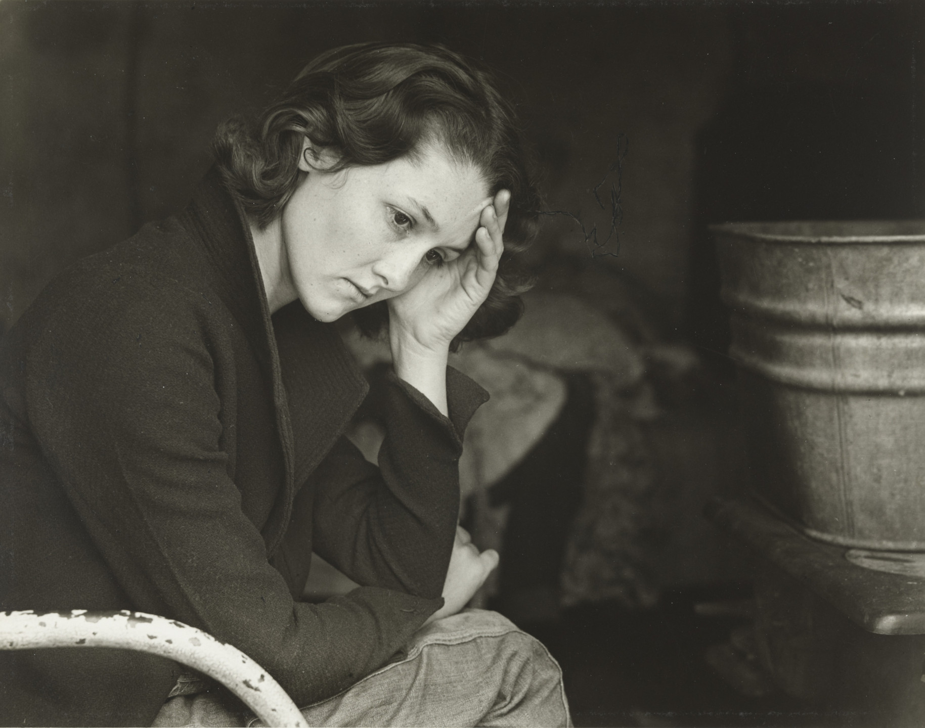 Dorothea Lange. Daughter of Migrant Tennessee Coal Miner Living in American River Camp near Sacramento, California. November 1936