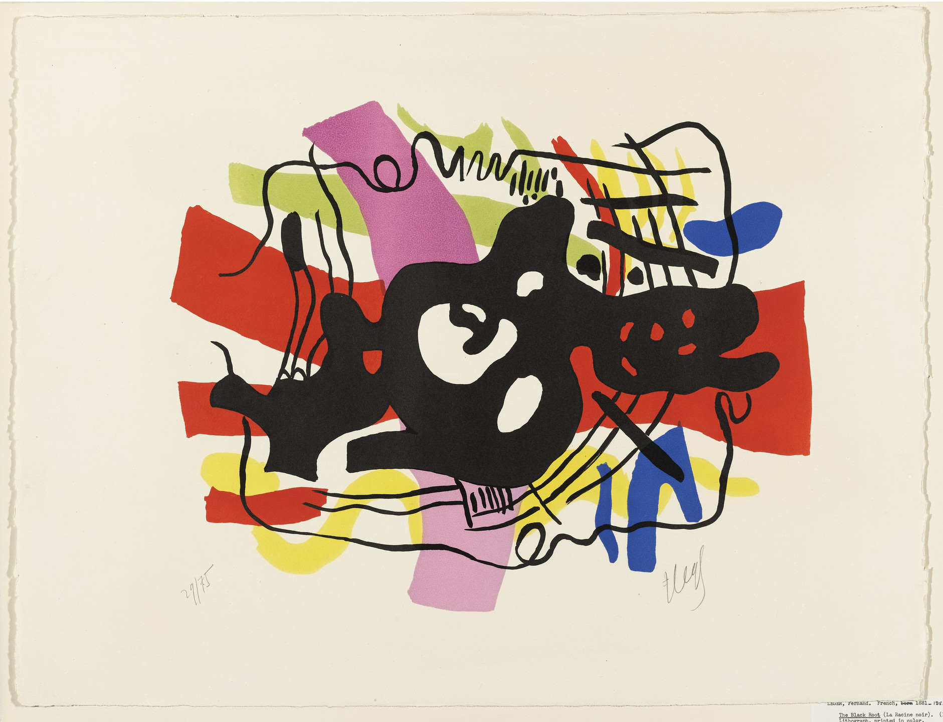 Fernand Léger. The Black Root. 1948
