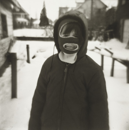 Albert With His Ski Mask On