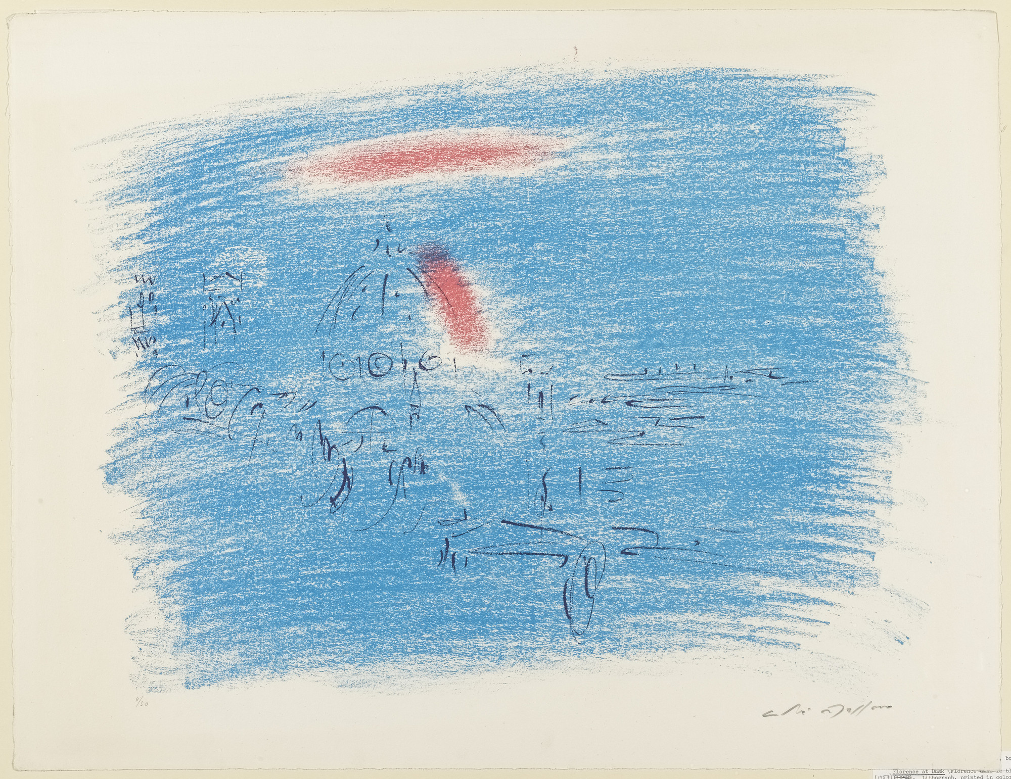 André Masson. Florence at Dusk. 1958 | MoMA