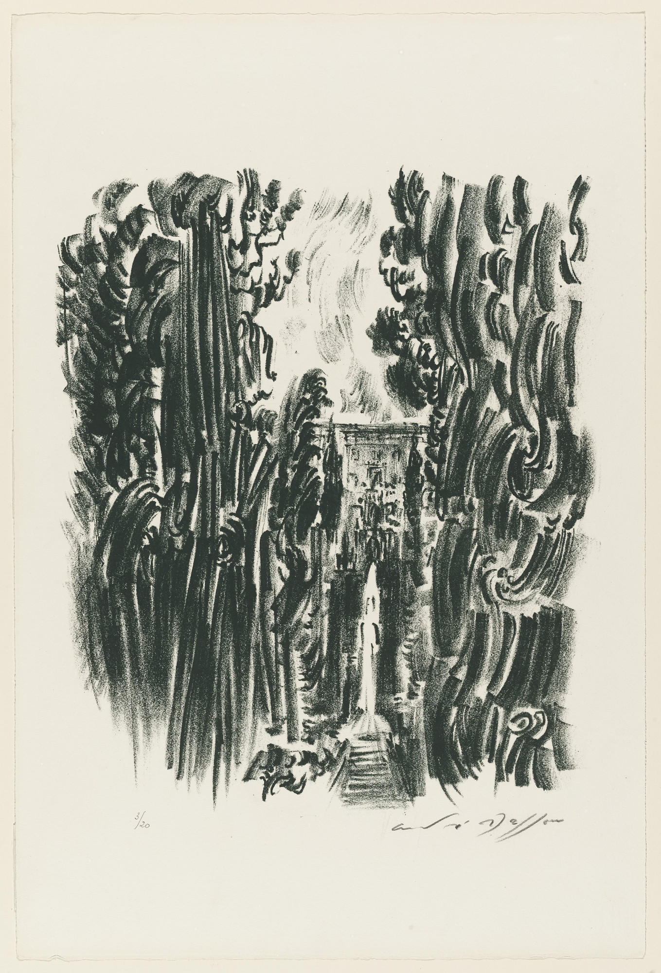 André Masson. Villa d'Este