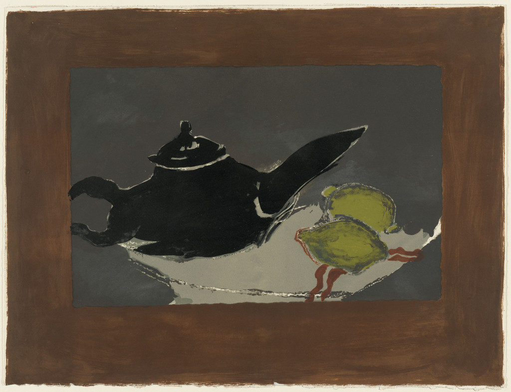 Black Teapot and Lemons (Théière et citrons)