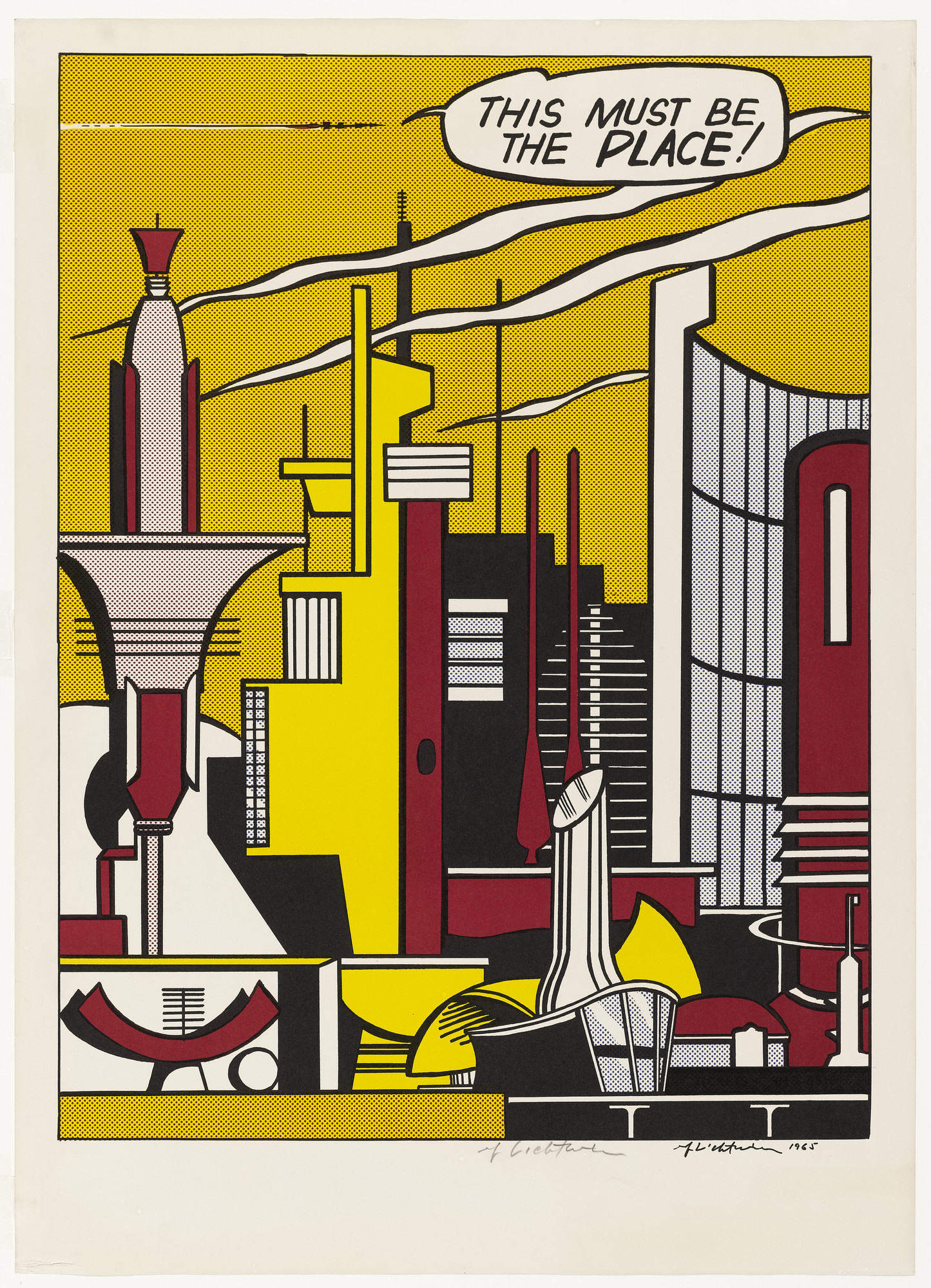 Roy Lichtenstein. This Must Be the Place