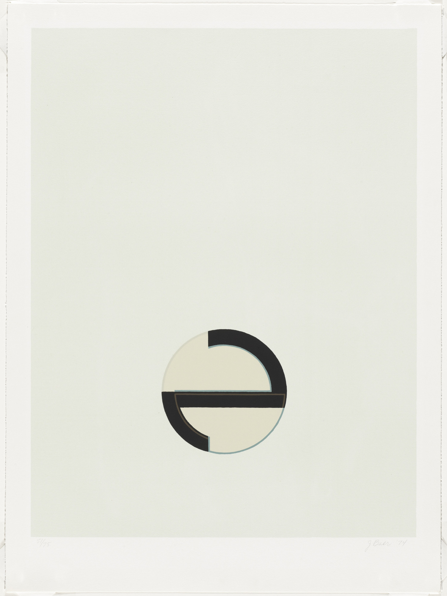 Jo Baer. Untitled from Cardinations