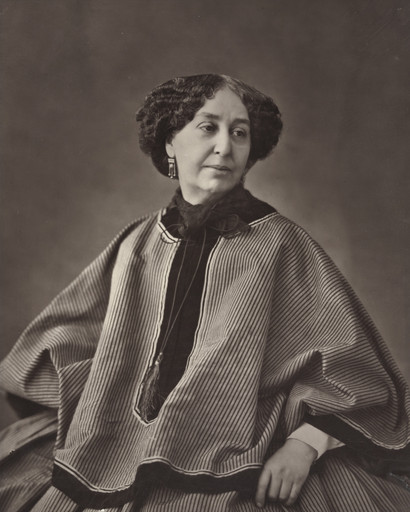 Nadar (Gaspard-Félix Tournachon). George Sand. c. 1864 | MoMA