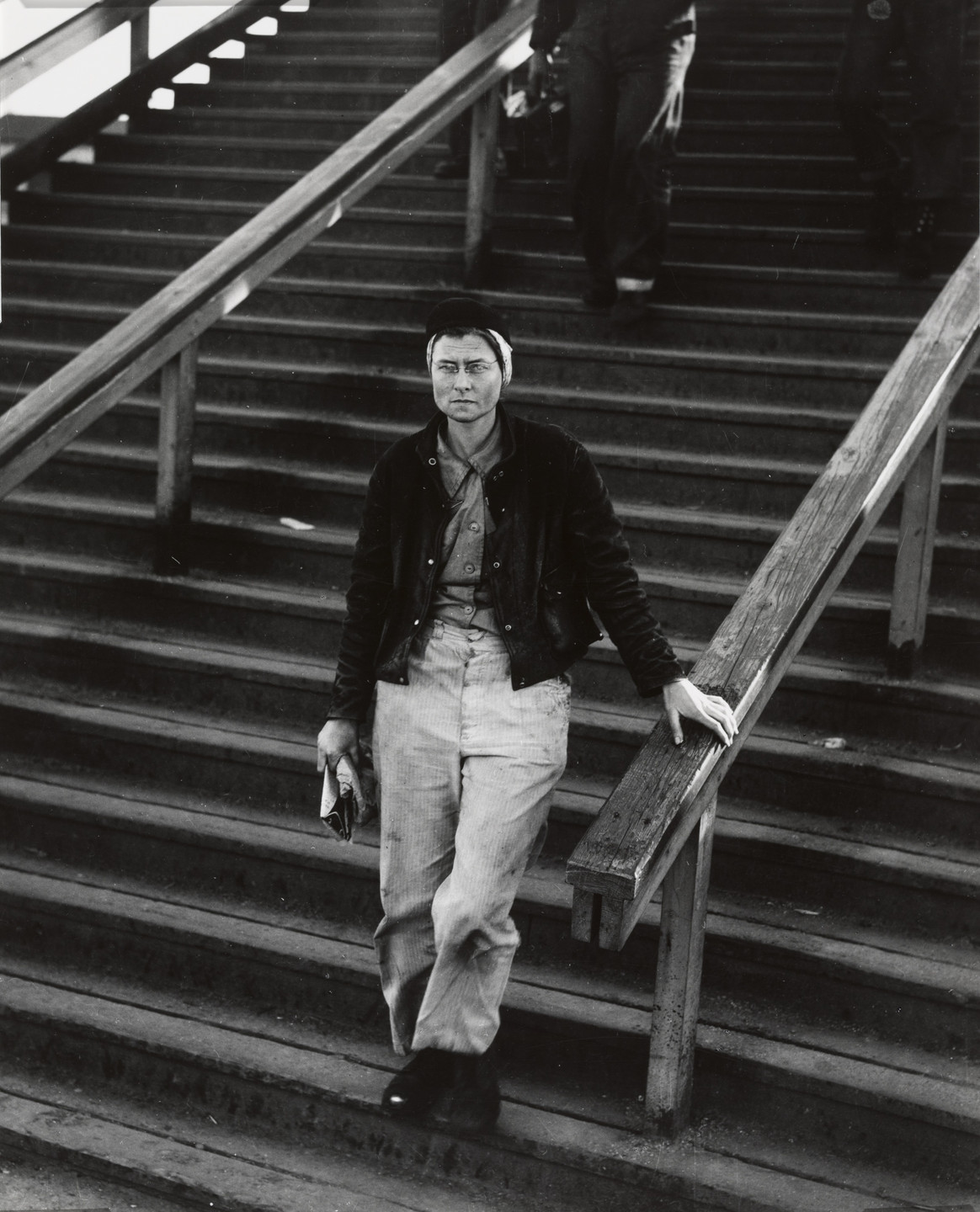 Dorothea Lange. Shipyard Worker, Richmond, California. 1942